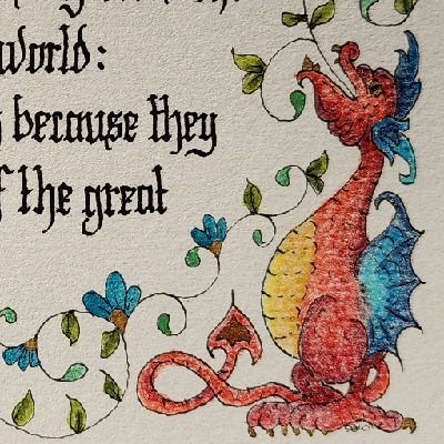 WelshPixie's Calligraphy, Illumination, Celtic Knotwork